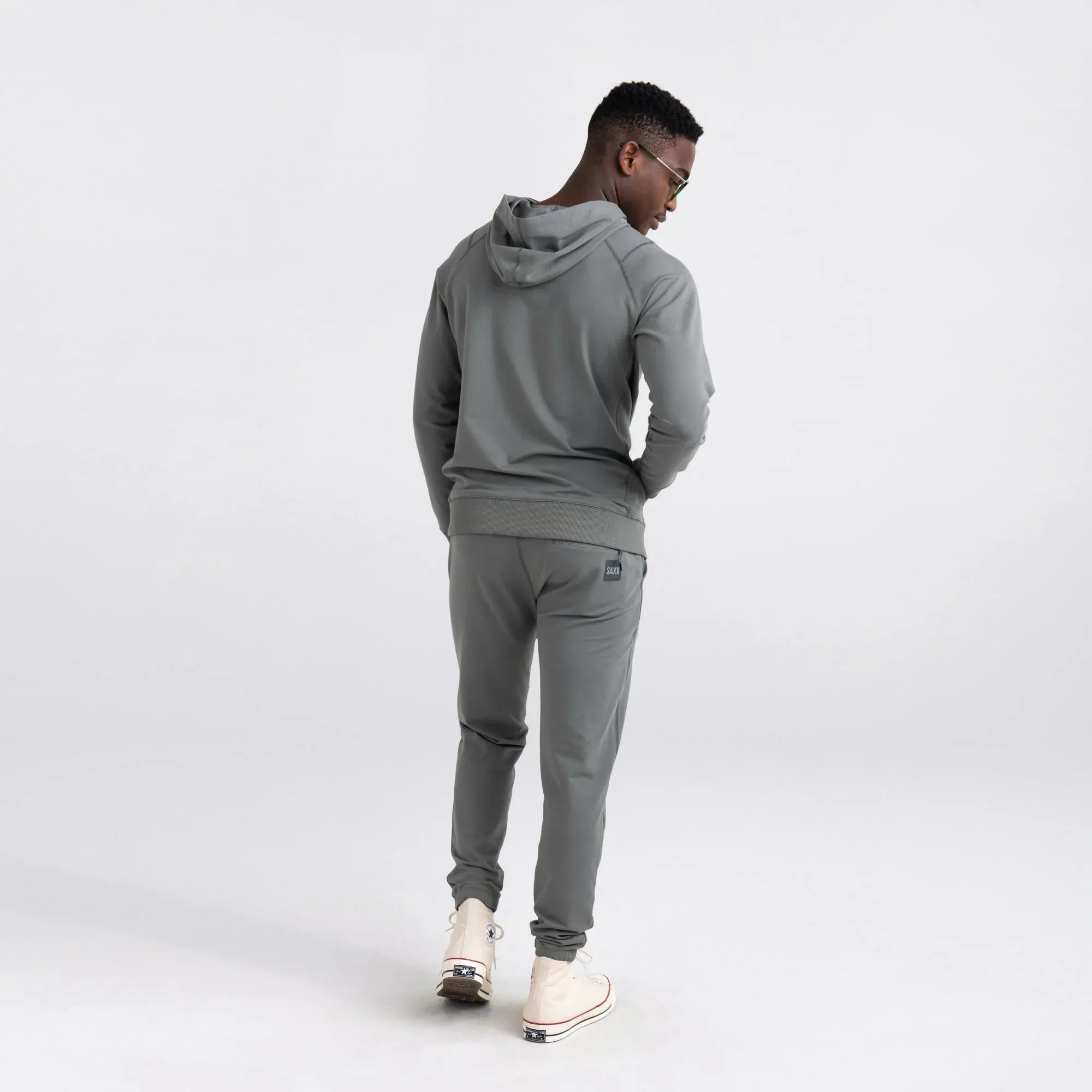 Saxx Mens Downtime Full Zip Hoodie
