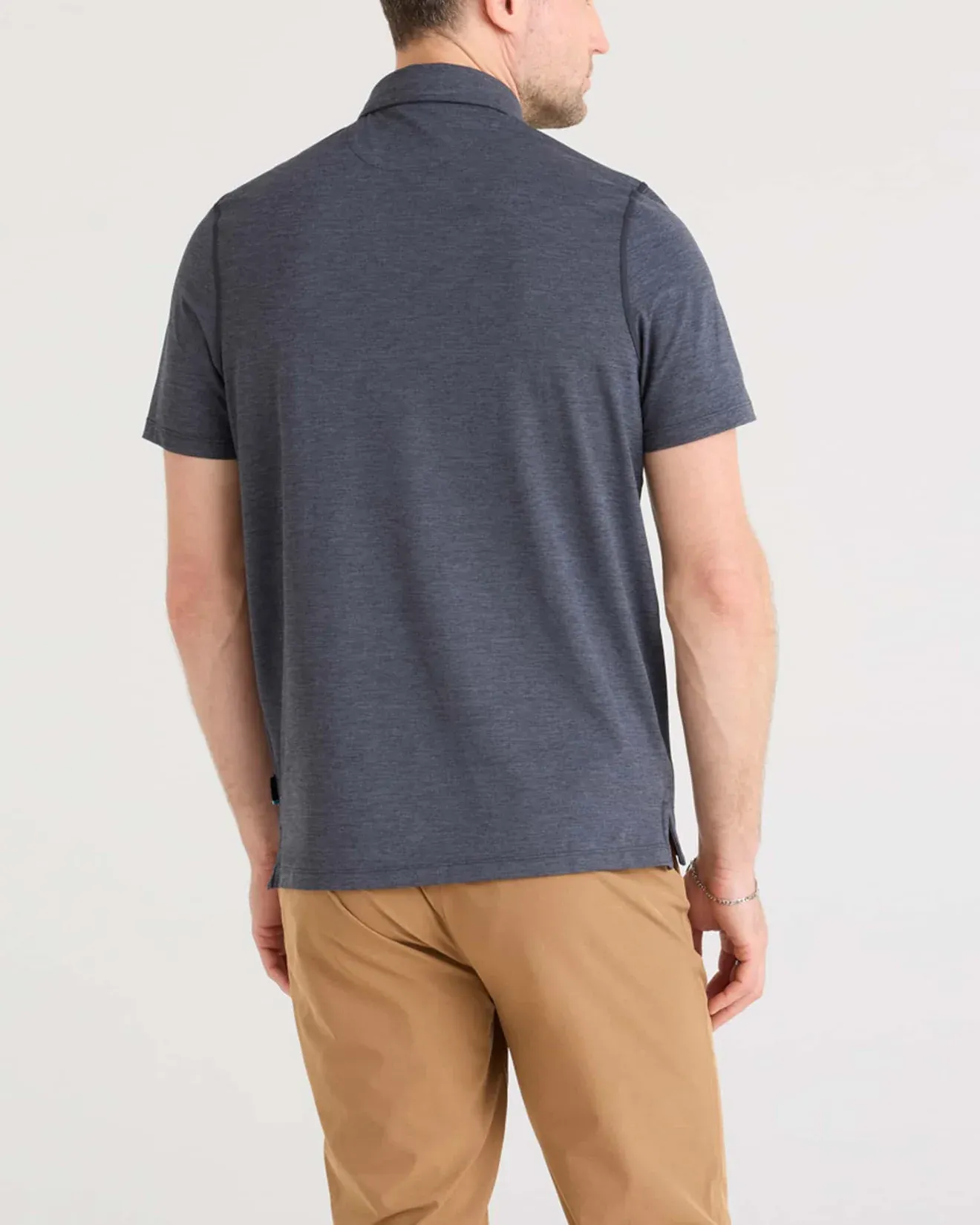 Saxx Mens DropTemp® All Day Cooling UPF Performance Polo