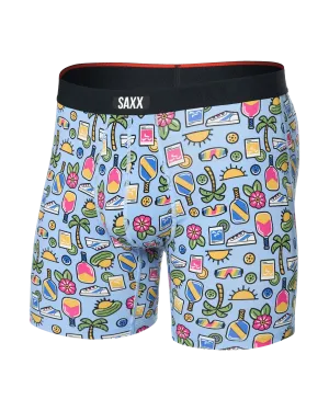 Saxx Vibe XTRA Underwear - Pickleball Paradise-Blue