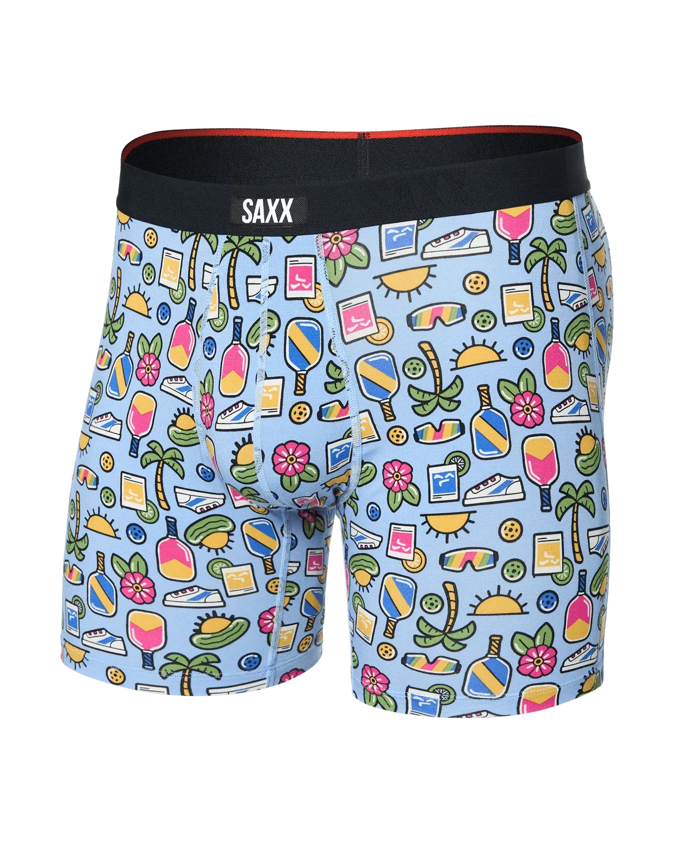Saxx Vibe XTRA Underwear - Pickleball Paradise-Blue