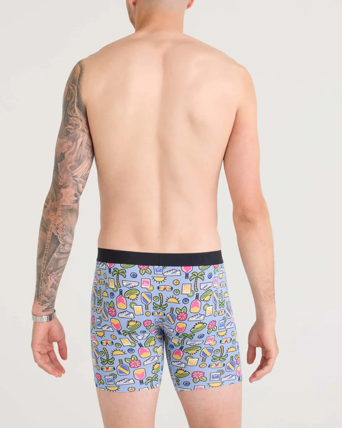 Saxx Vibe XTRA Underwear - Pickleball Paradise-Blue