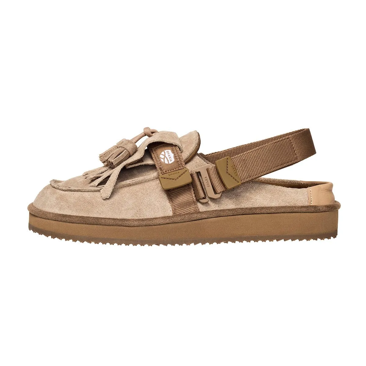 SHAKA 2way キルトタッセル ミュール サンダル MOC MULE TASSEL SUEDE [メンズ/レディース][2024 秋冬] SK-296