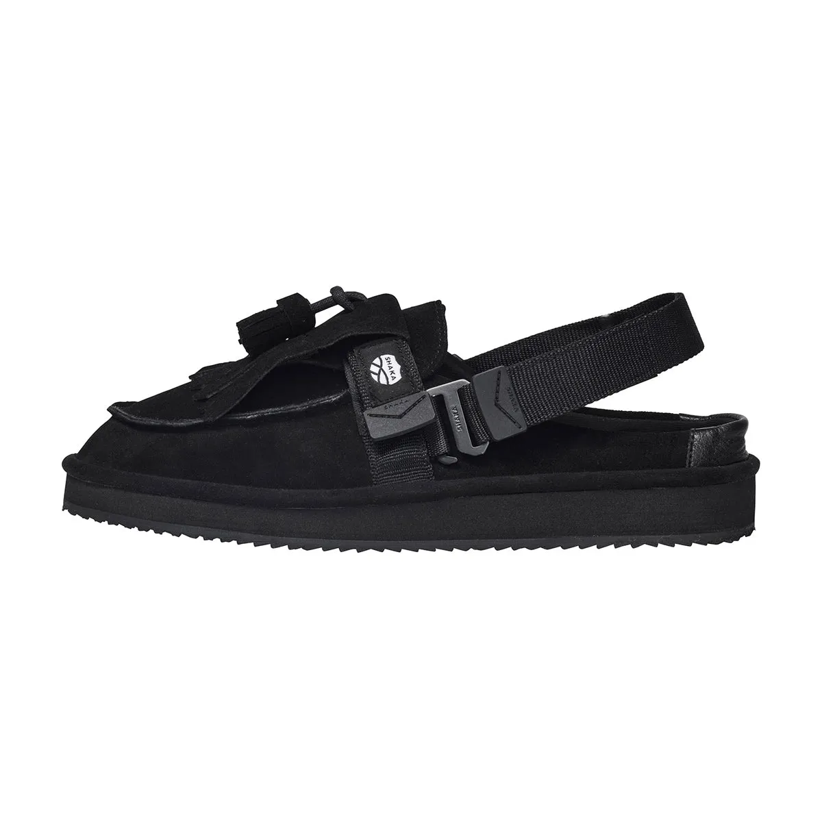 SHAKA 2way キルトタッセル ミュール サンダル MOC MULE TASSEL SUEDE [メンズ/レディース][2024 秋冬] SK-296