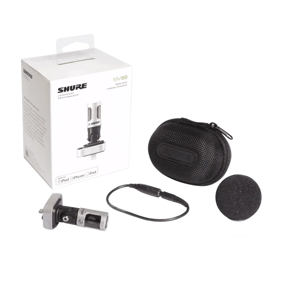 Shure MV88/A Digital Stereo Condenser Microphone for iOS