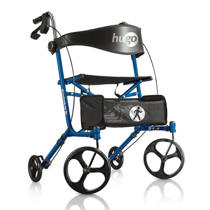Sidekick Side-Folding Rollator Rolling Walker With Seat, Blueberry - 1 Each