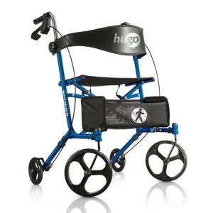 Sidekick Side-Folding Rollator Rolling Walker With Seat, Blueberry - 1 Each