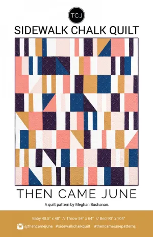 Sidewalk Chalk quilt pattern by Meghan Buchanan