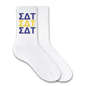 Sigma Delta Tau- Sorority Letters X 3
