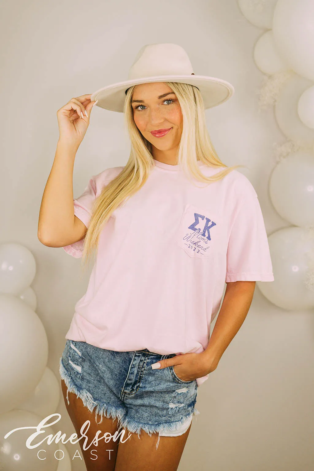 Sigma Kappa Mom's Weekend Pink Tee