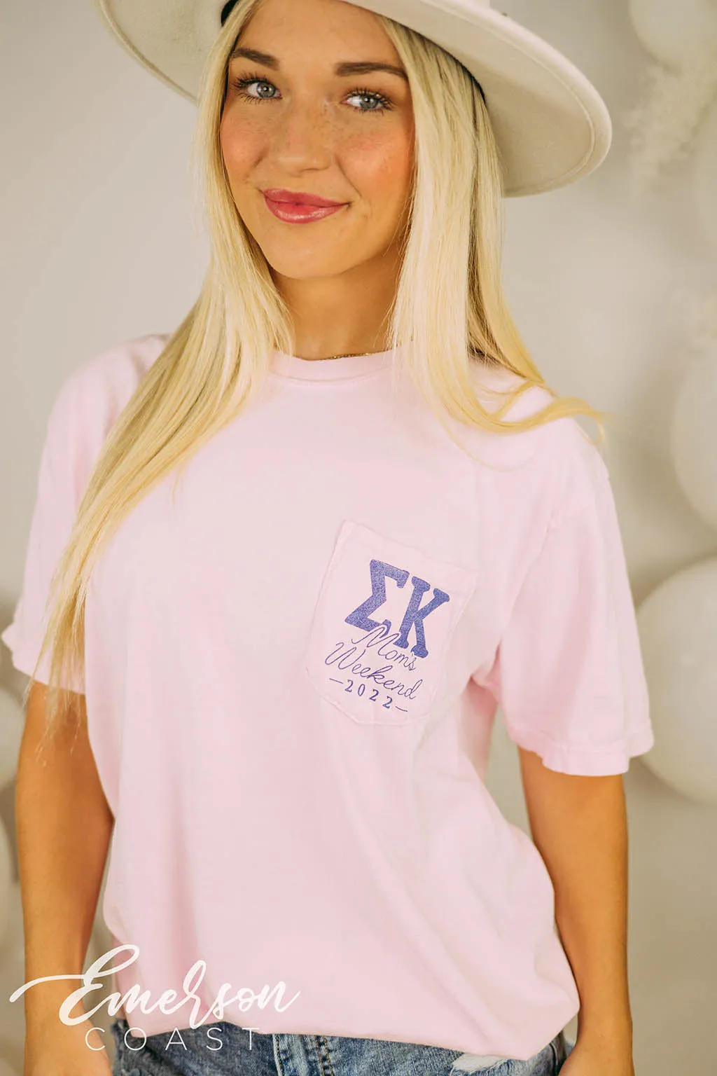 Sigma Kappa Mom's Weekend Pink Tee