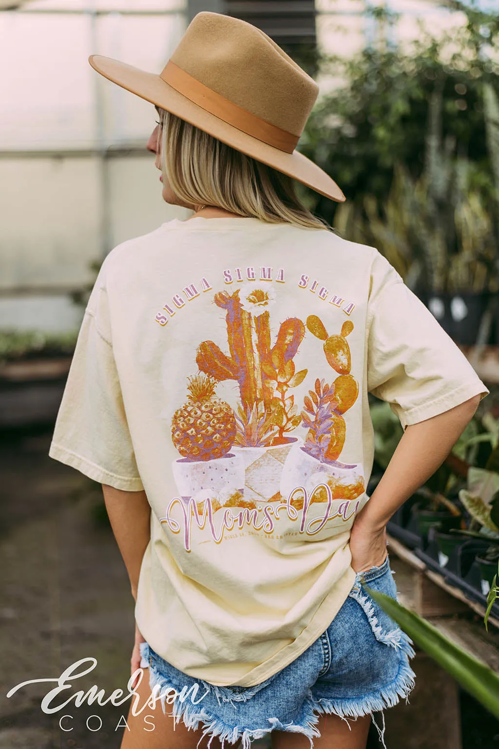 Sigma Sigma Sigma Cactus Mom's Day Tee