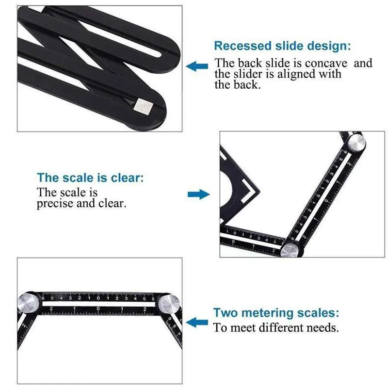 Six-Sided Angle Measuring Tool
