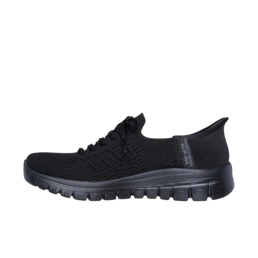 Skechers Women's Graceful- First Blush Black 100736 Sneaker