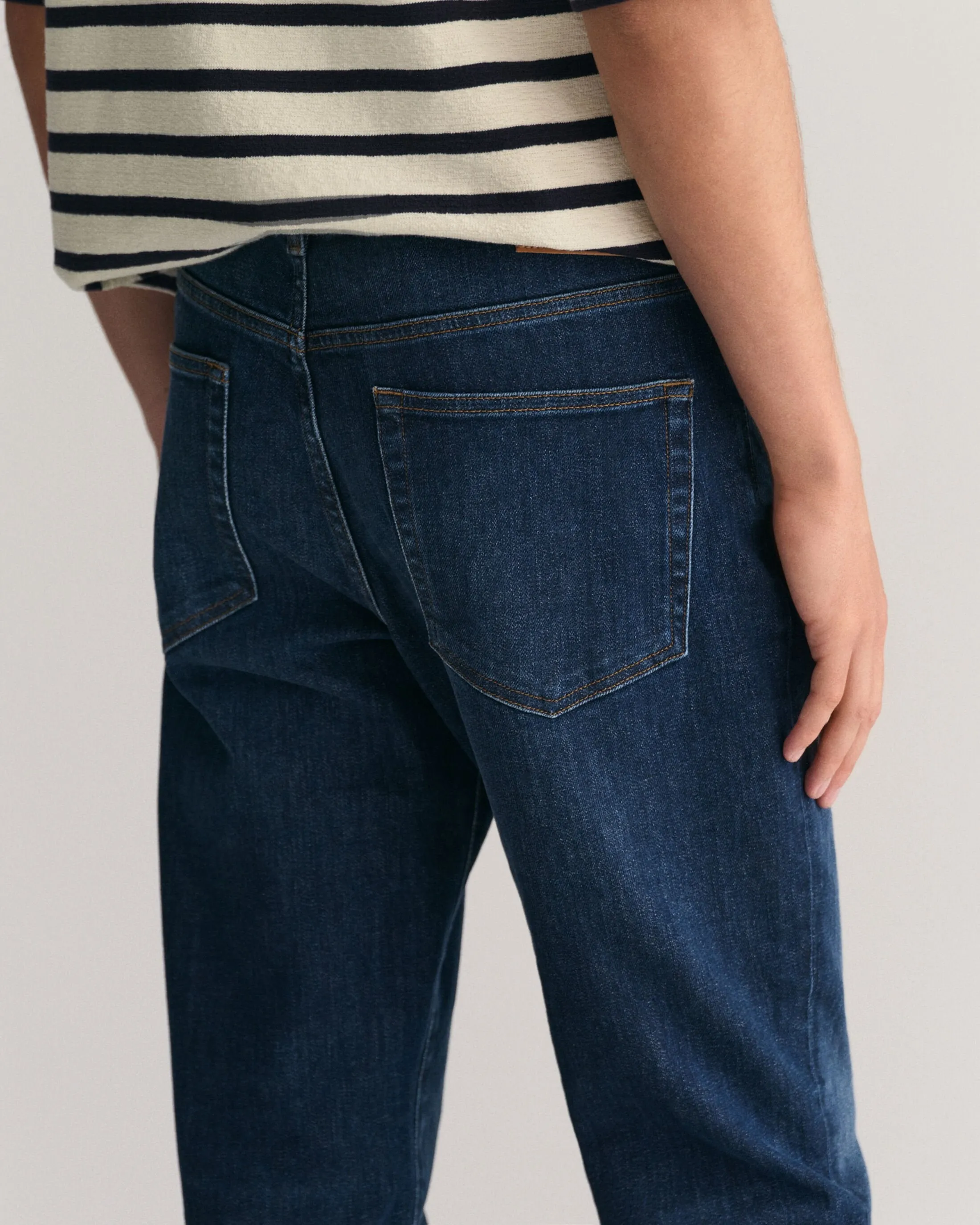 Slim Fit Jeans in Dark Blue