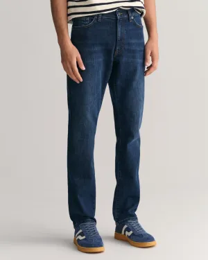Slim Fit Jeans in Dark Blue