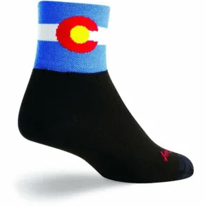 SockGuy Colorado Flag 2 Classic 3 Inch Crew Socks