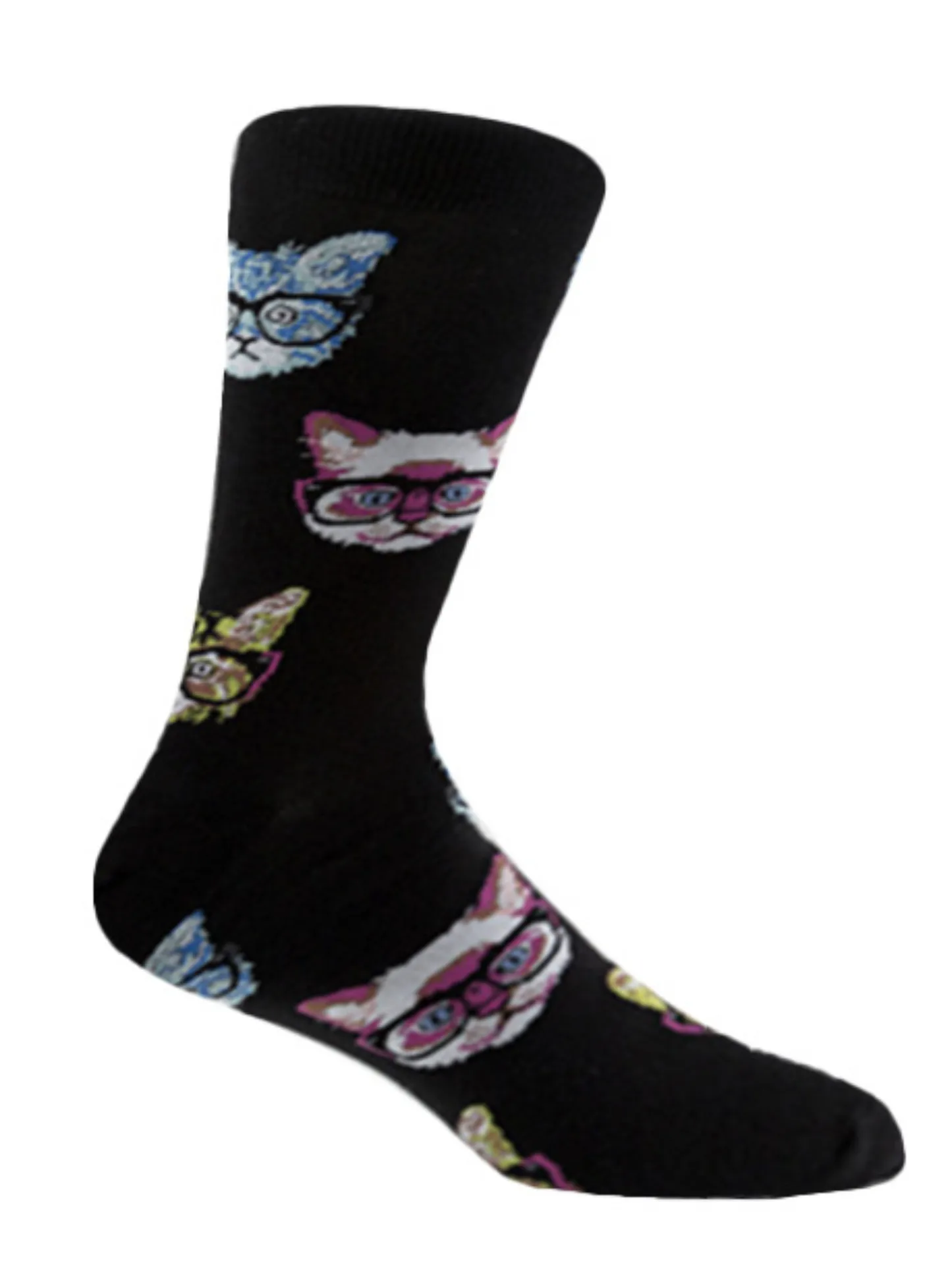 Socks | Neon Cat | Cotton