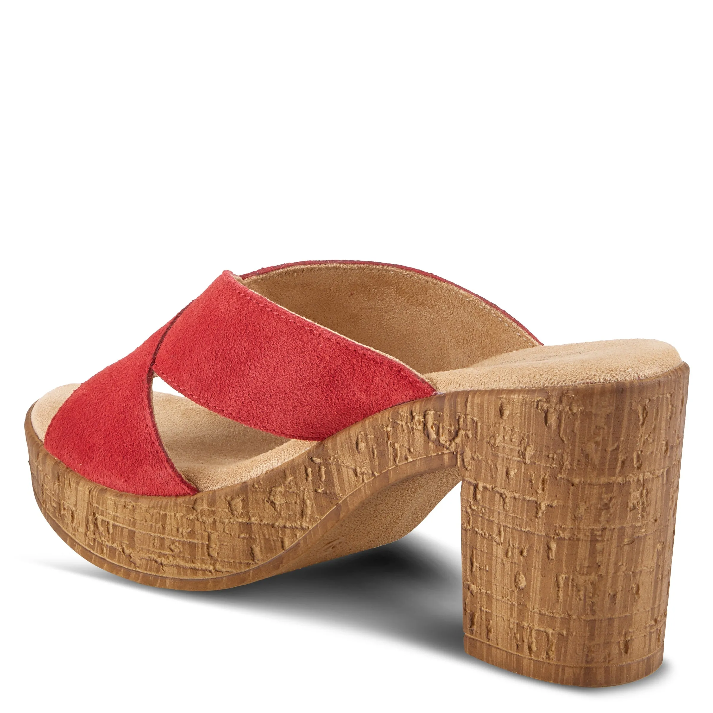 Spring Step Shoes Blanchar Women’s Suede Slip On Sandals