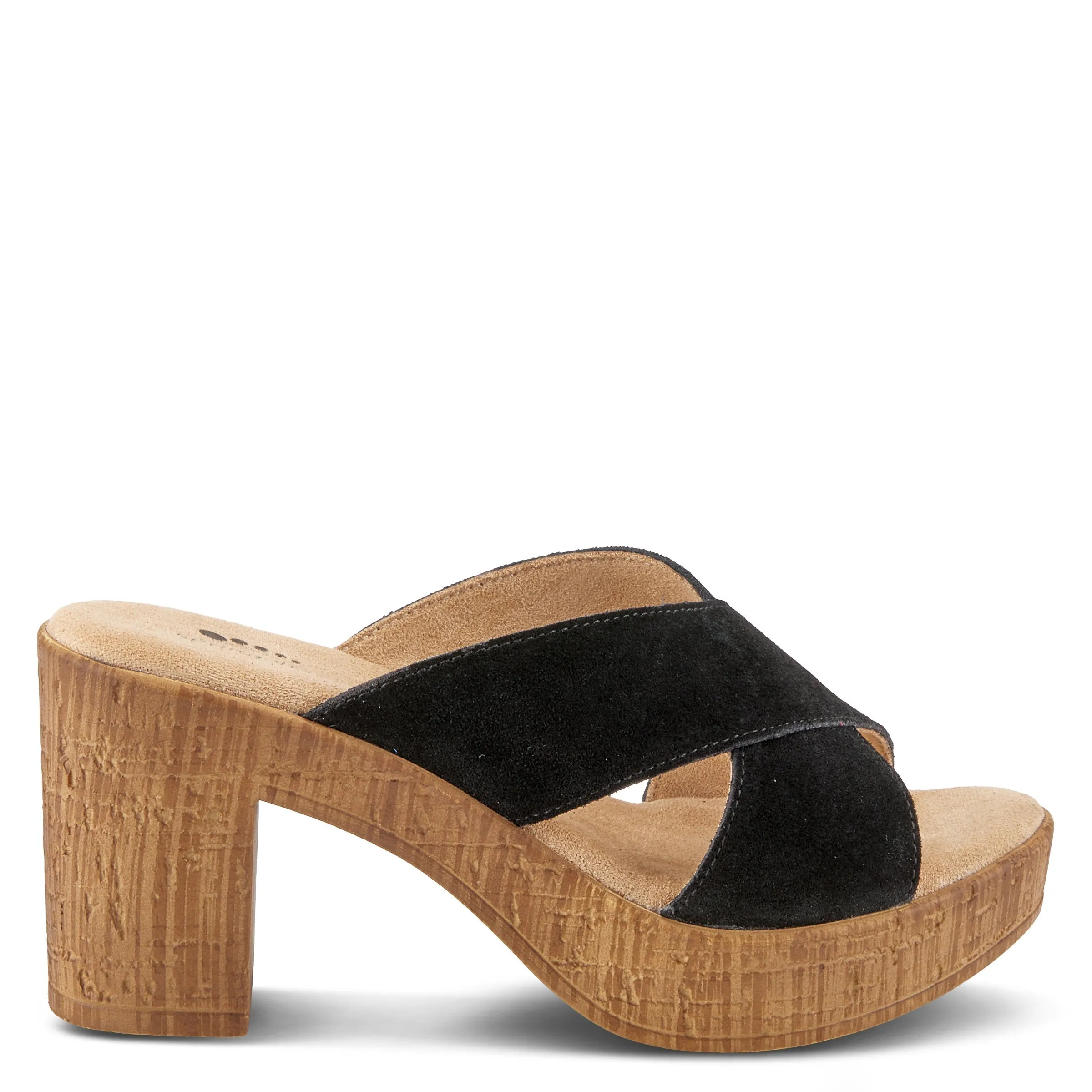 Spring Step Shoes Blanchar Women’s Suede Slip On Sandals