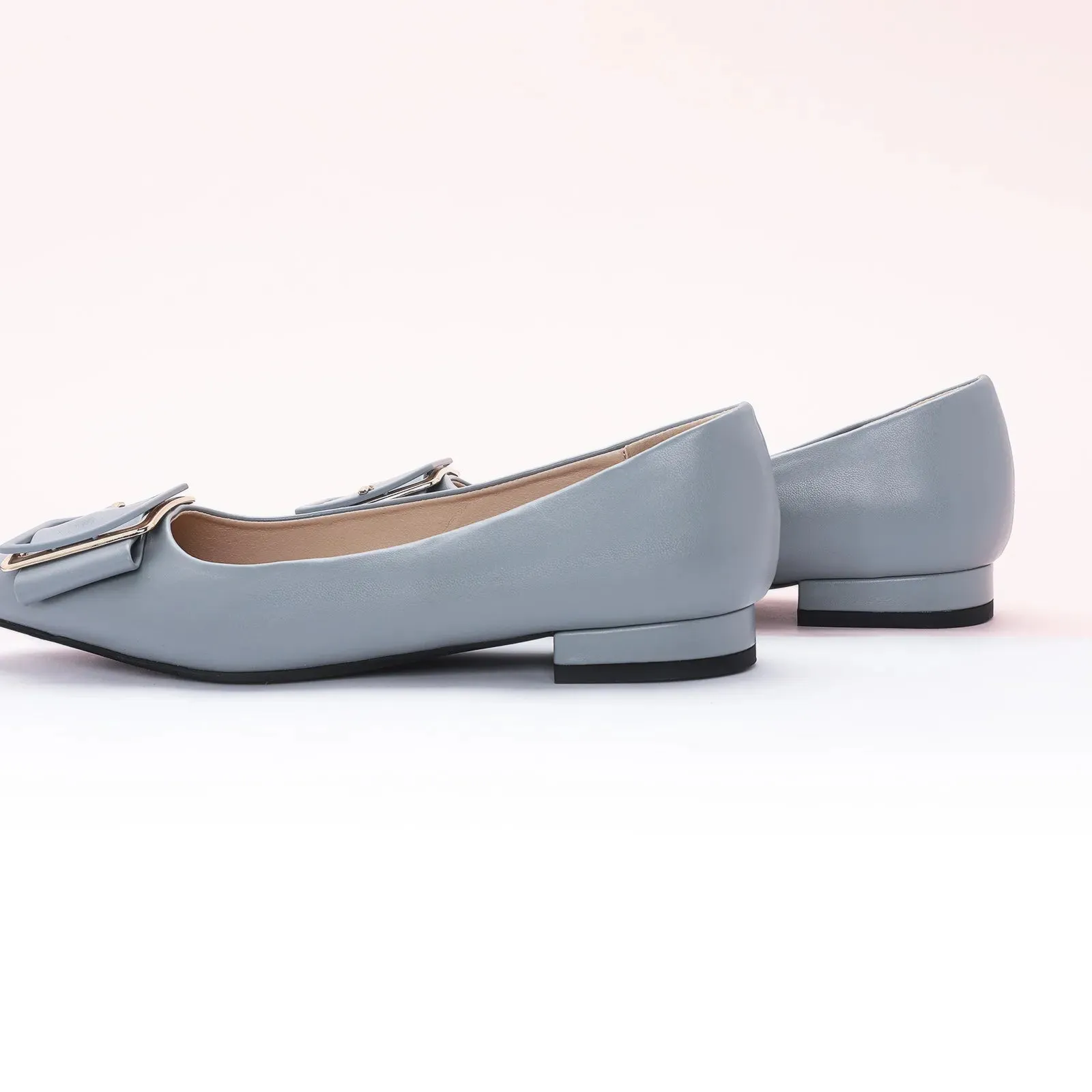 Square Buckle Flats (Aida) (SALE)