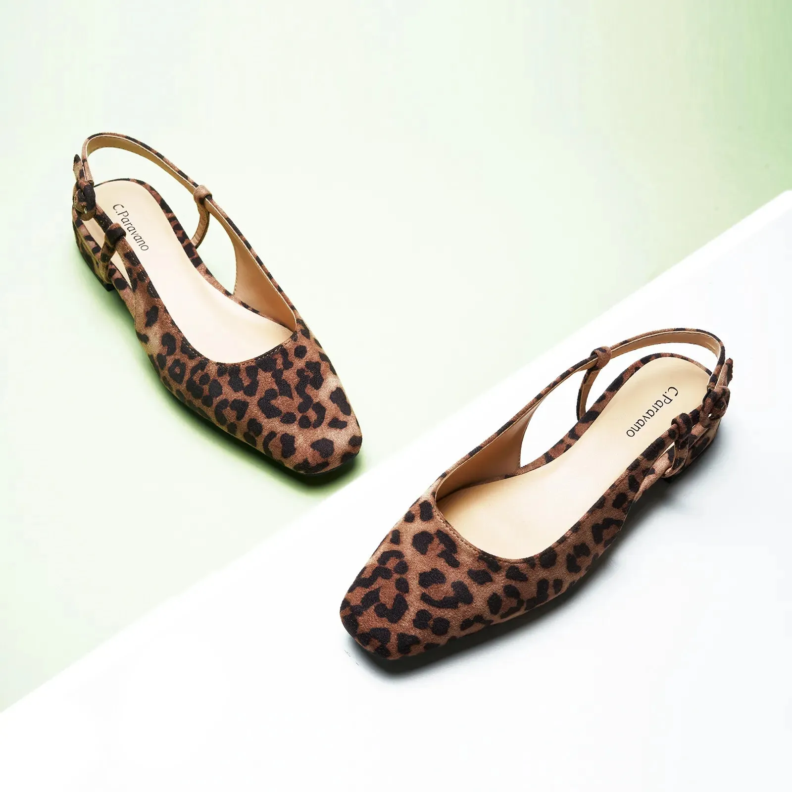 Square Toe Block Heel Slingback Sandals (Alyssa F) wedding