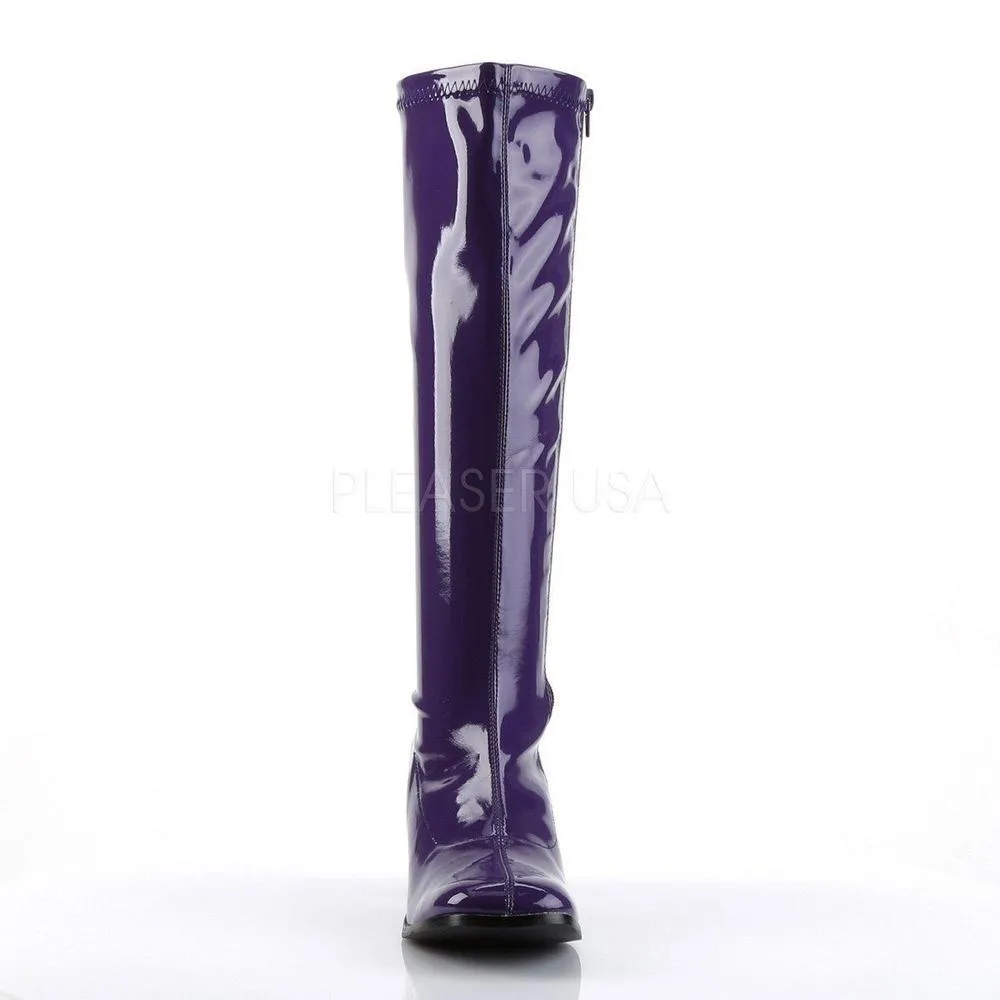 SS-GOGO-300 Go Go Boot | Purple Patent
