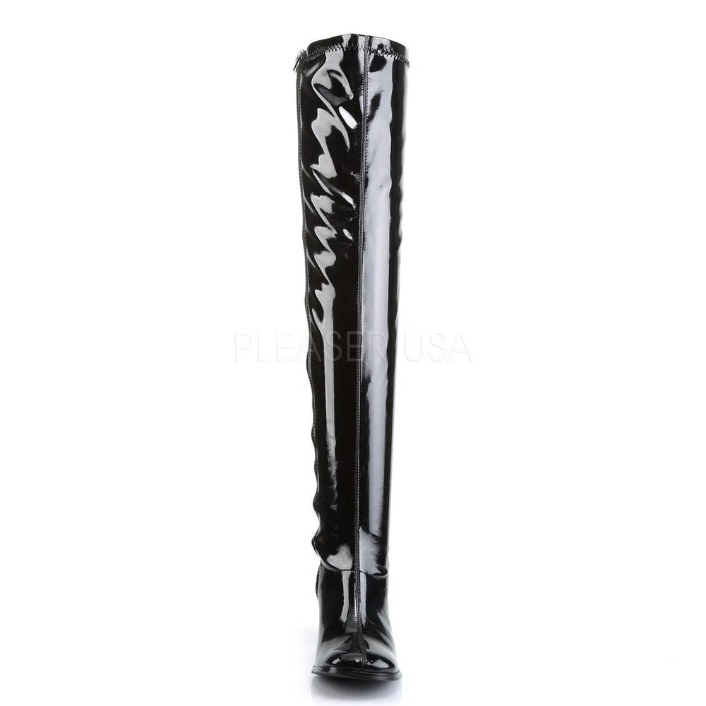 SS-GOGO-3000 Go Go Boot | Black Patent