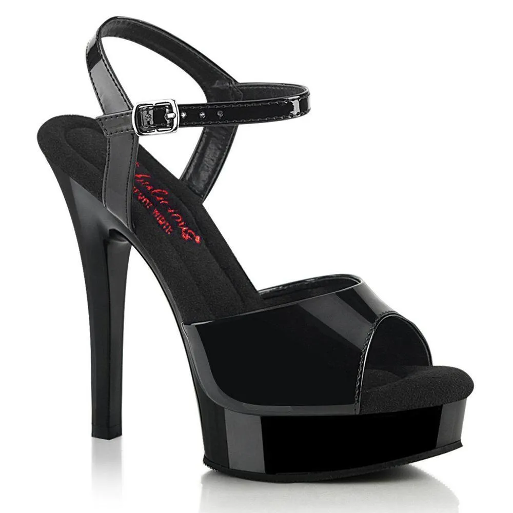 SS-MAJESTY-509 Sandal | Black Vinyl