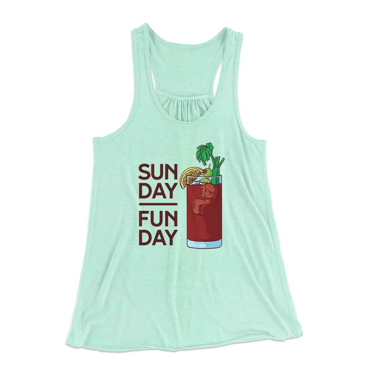 Sunday Funday Women's Flowey Tank Top