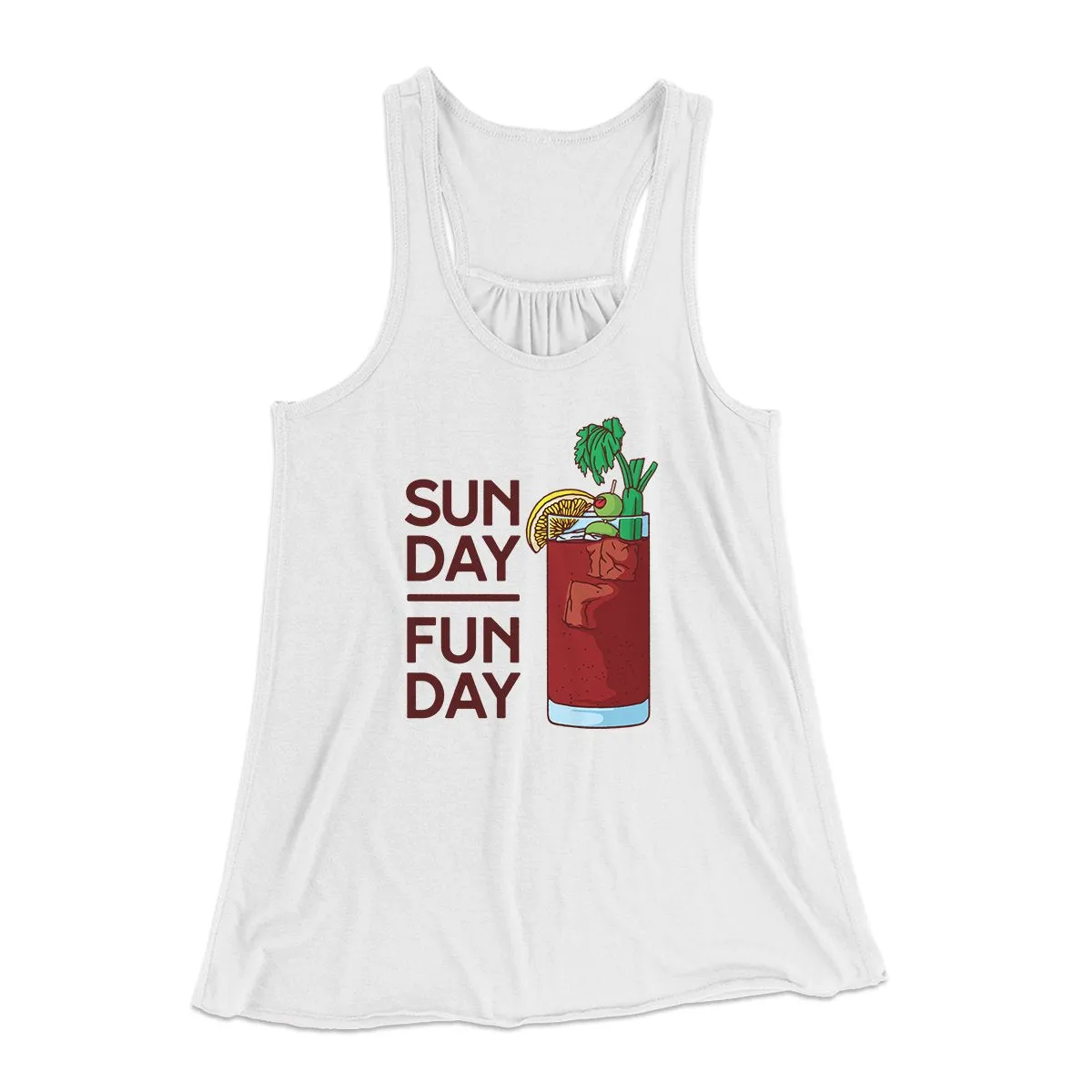 Sunday Funday Women's Flowey Tank Top