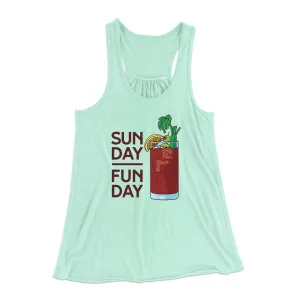 Sunday Funday Women's Flowey Tank Top