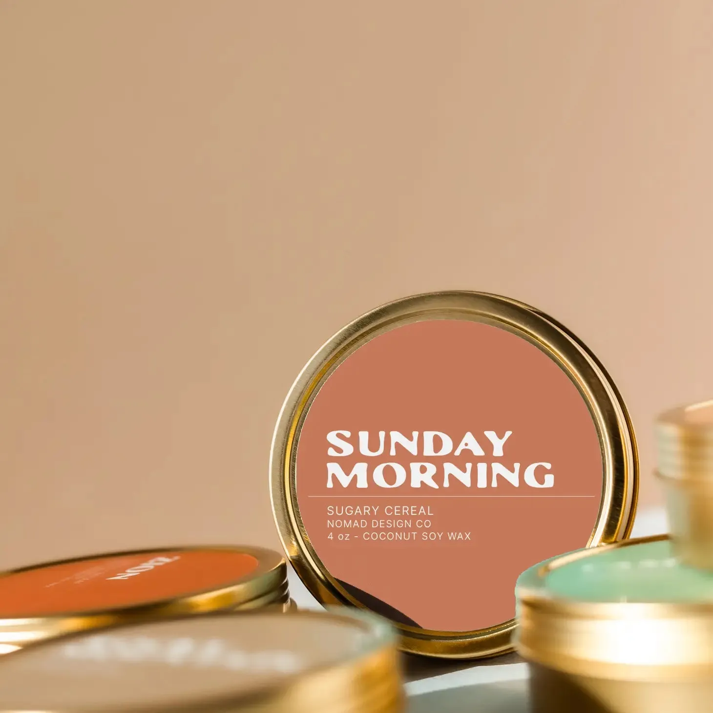 Sunday Morning Travel Tin Candle