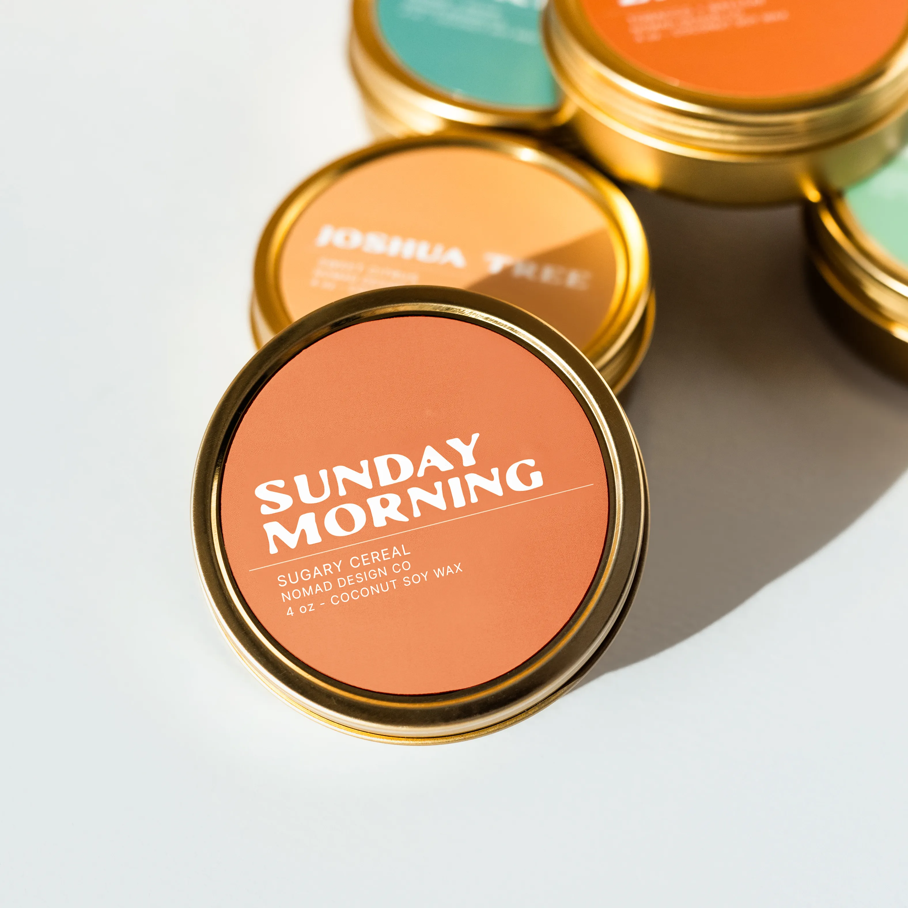 Sunday Morning Travel Tin Candle