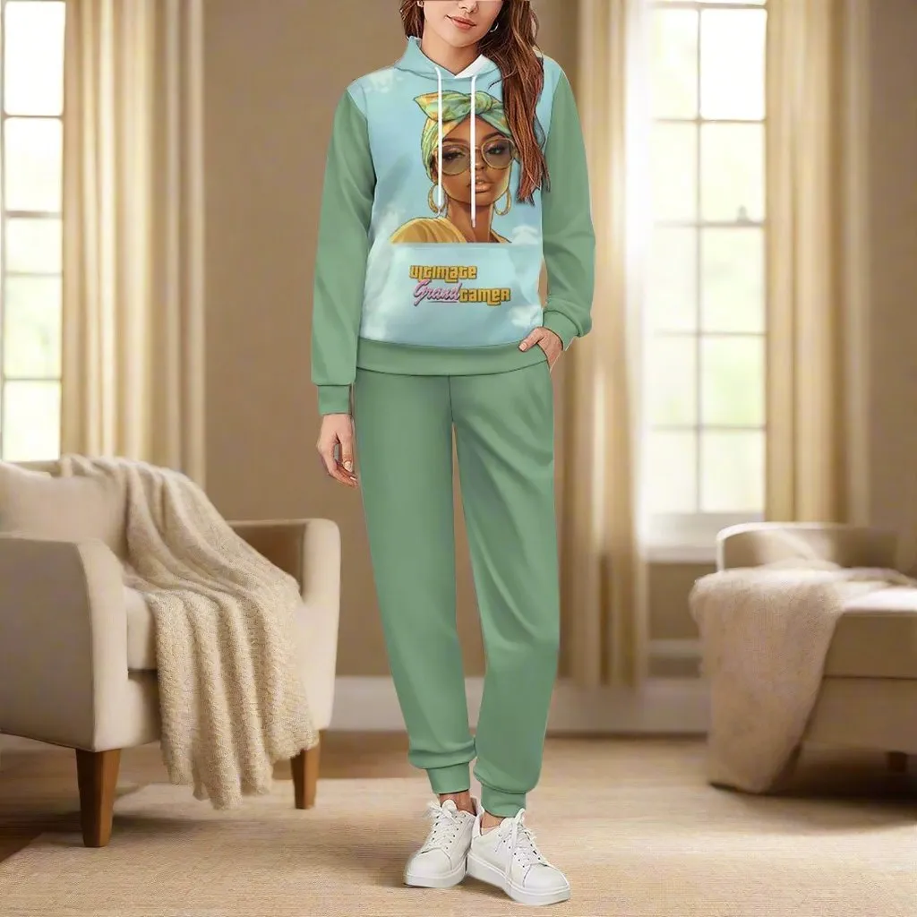 Sunny Sophistication Hoodie Sweater Set