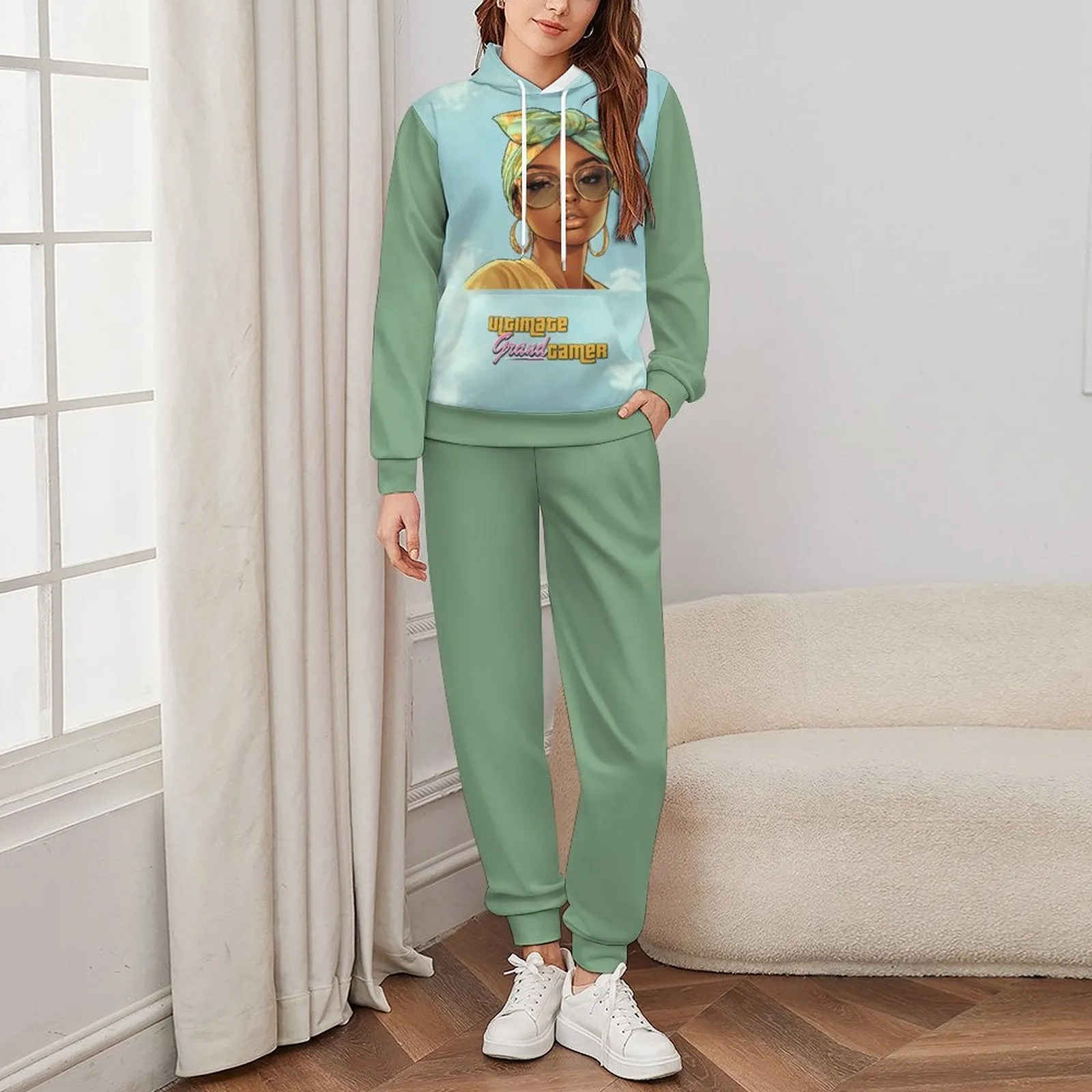Sunny Sophistication Hoodie Sweater Set