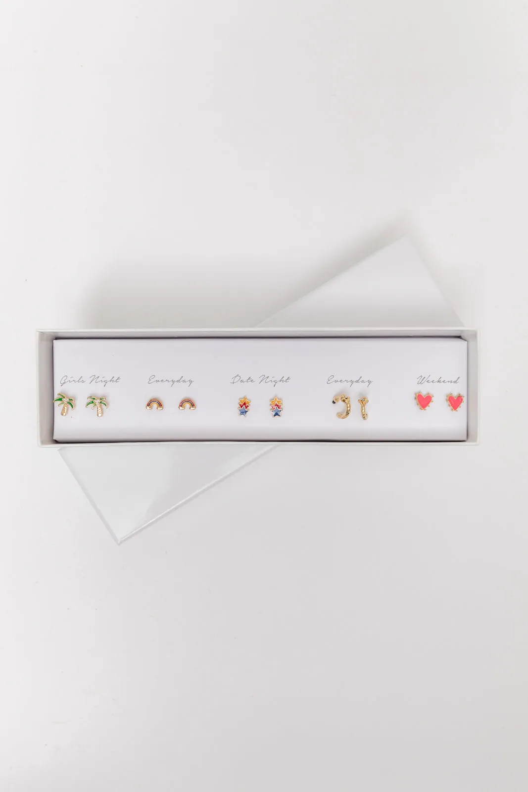 Sunny State Of Mind Box Earring Set