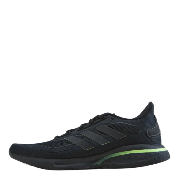 Supernova Shoes Core Black / Core Black / Signal Green