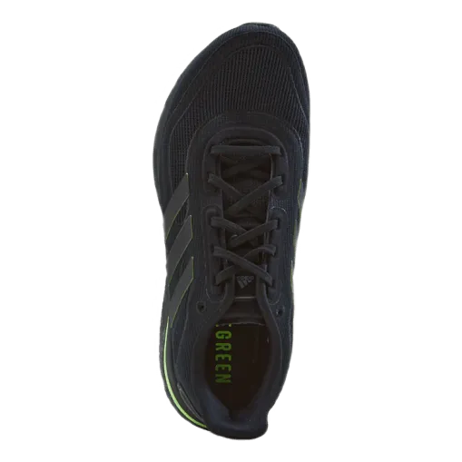 Supernova Shoes Core Black / Core Black / Signal Green