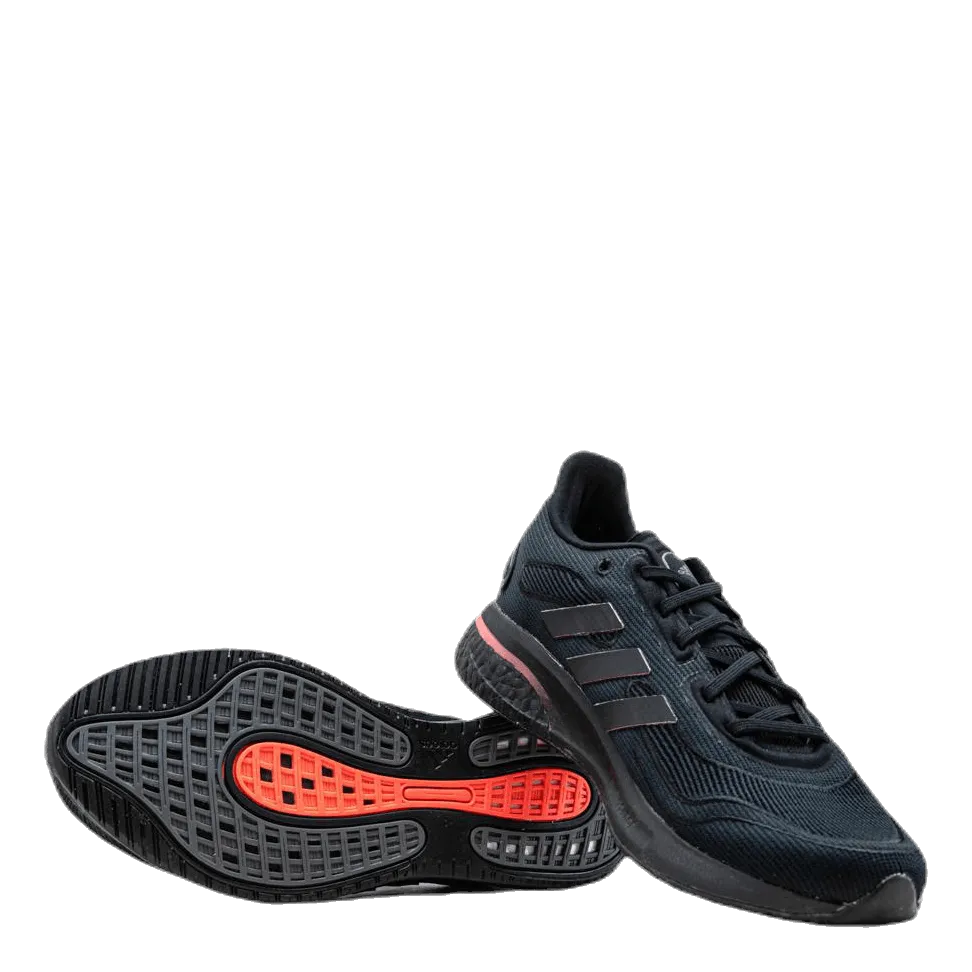 Supernova Shoes Core Black / Core Black / Signal Pink / Coral