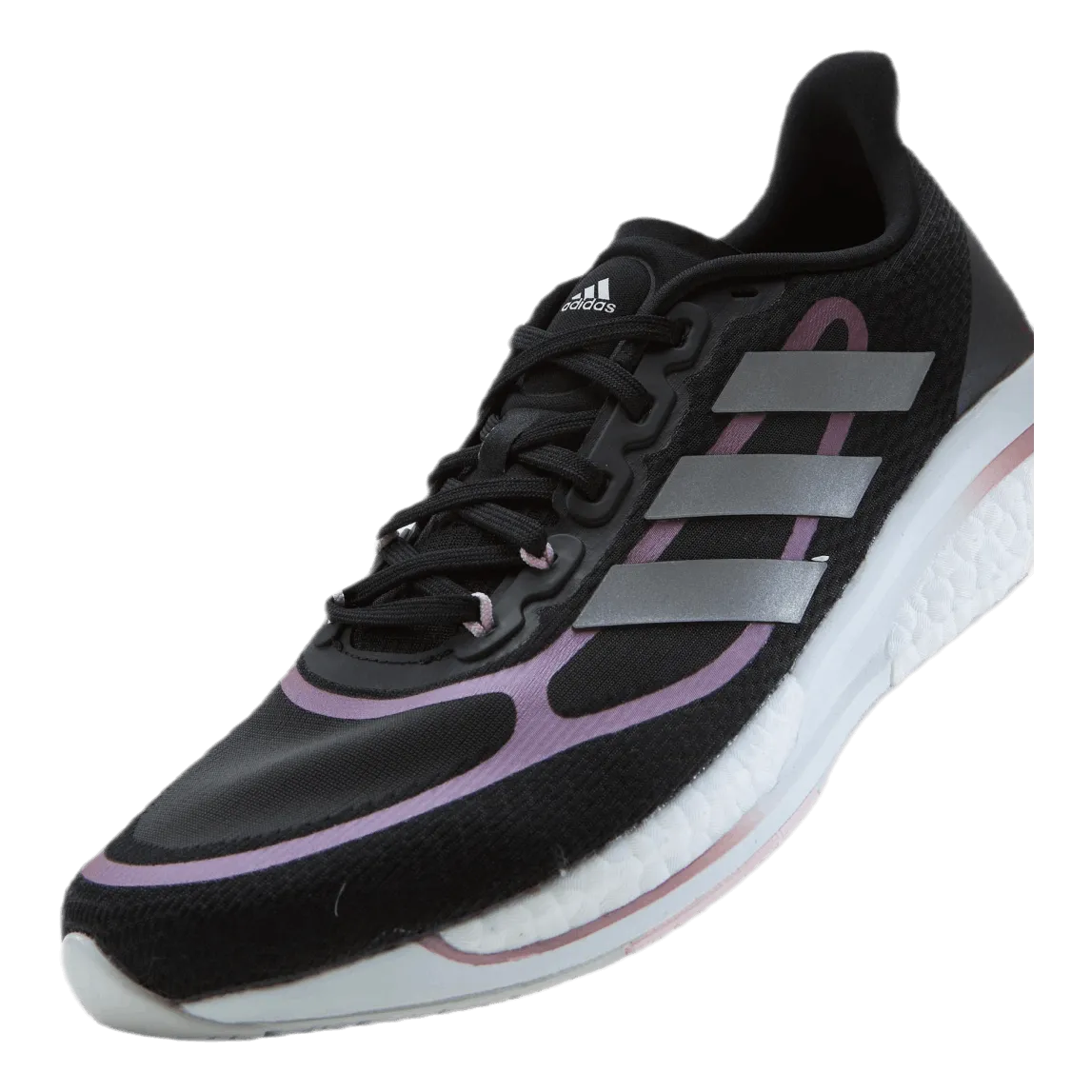 Supernova  Shoes Core Black / Silver Metallic / Pink Met.
