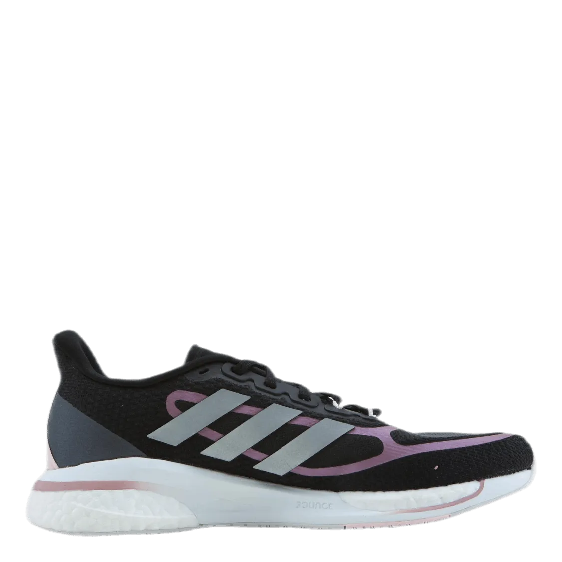Supernova  Shoes Core Black / Silver Metallic / Pink Met.