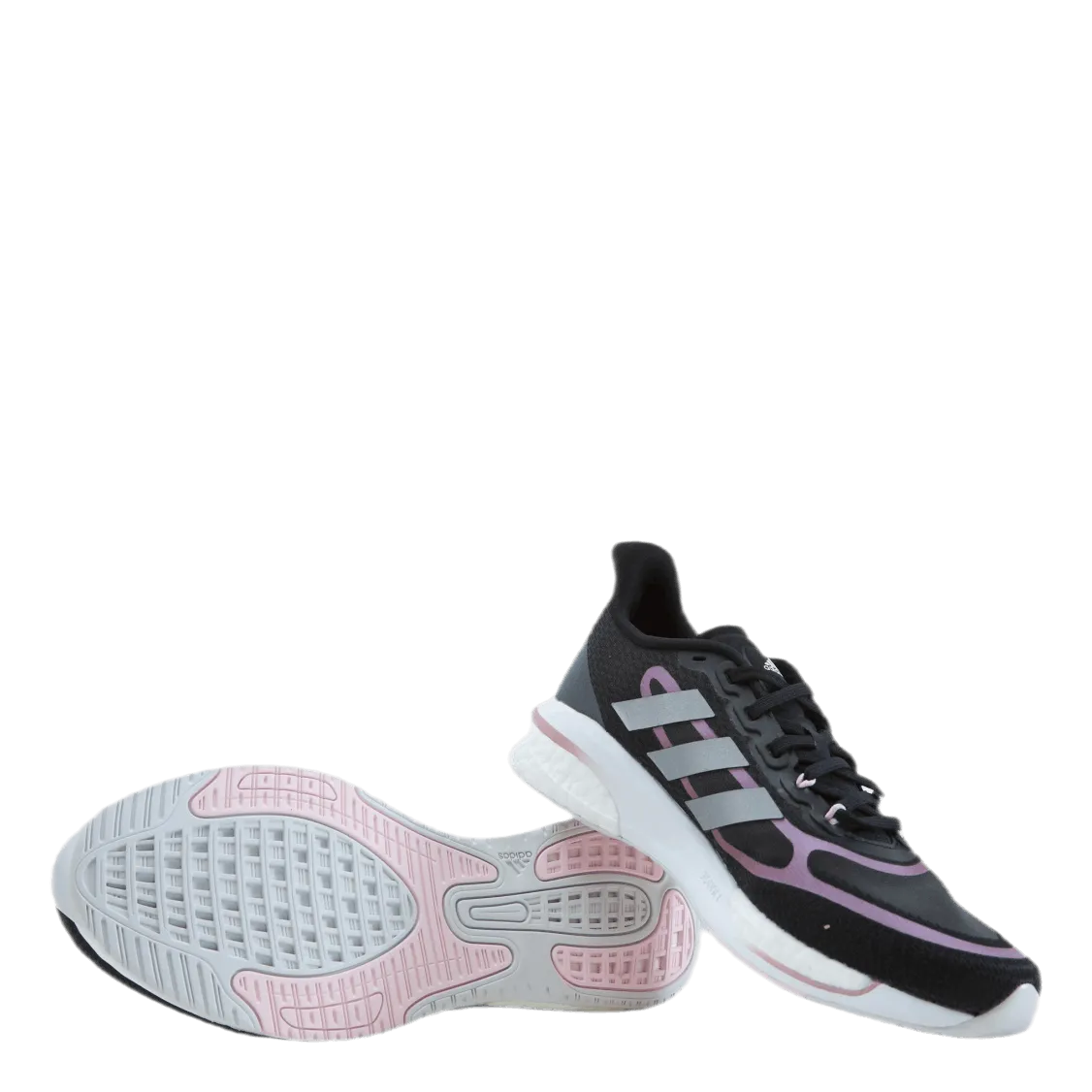 Supernova  Shoes Core Black / Silver Metallic / Pink Met.