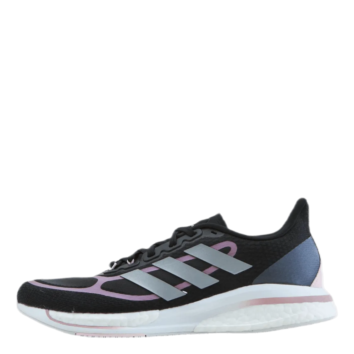 Supernova  Shoes Core Black / Silver Metallic / Pink Met.