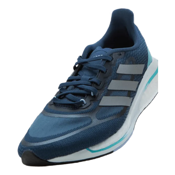Supernova  Shoes Crew Navy / Silver Metallic / Pulse Aqua