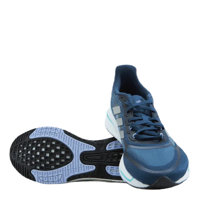 Supernova  Shoes Crew Navy / Silver Metallic / Pulse Aqua