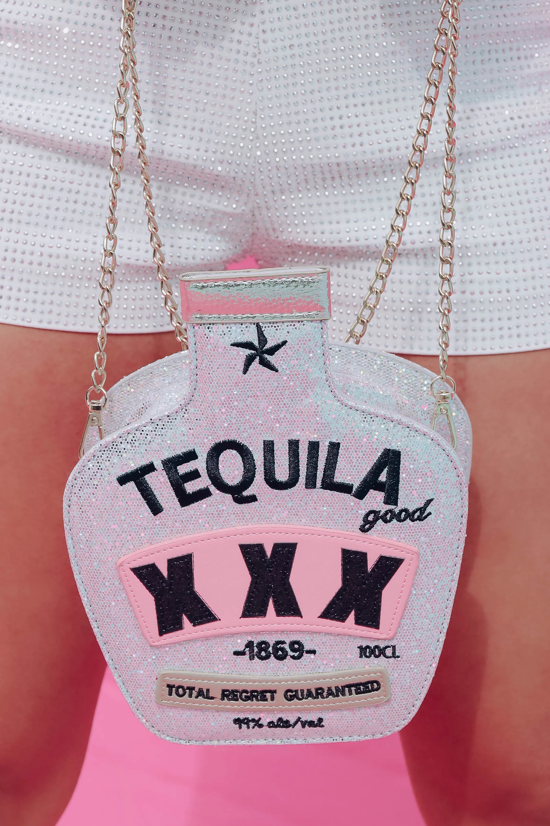 Tequila Lover Purse - Silver