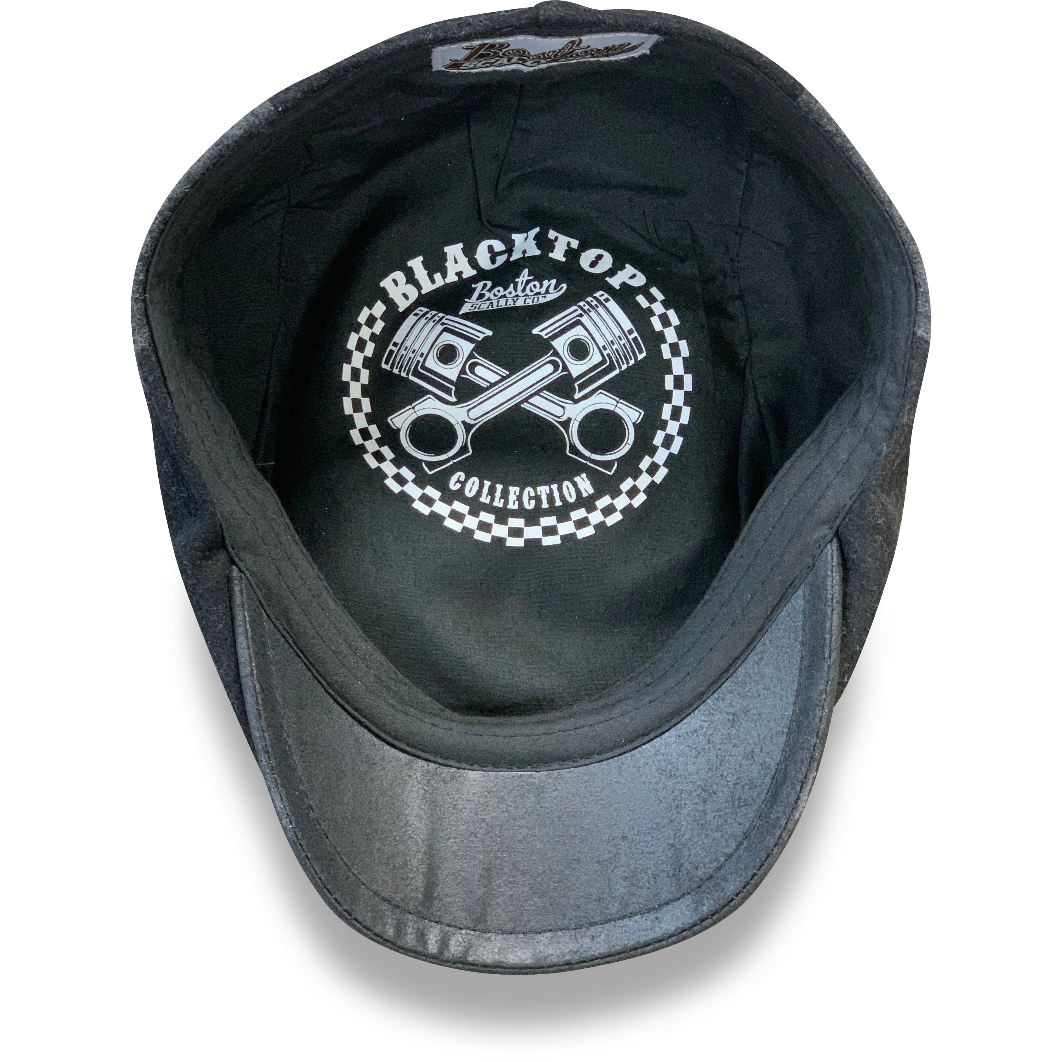 The Blacktop Boston Scally Cap - Black