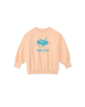 The Sunday Collective Weekend Sweatshirt in Peach
