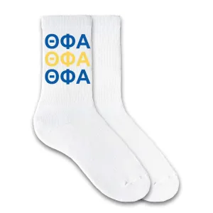 Theta Phi Alpha- Sorority Letters X 3