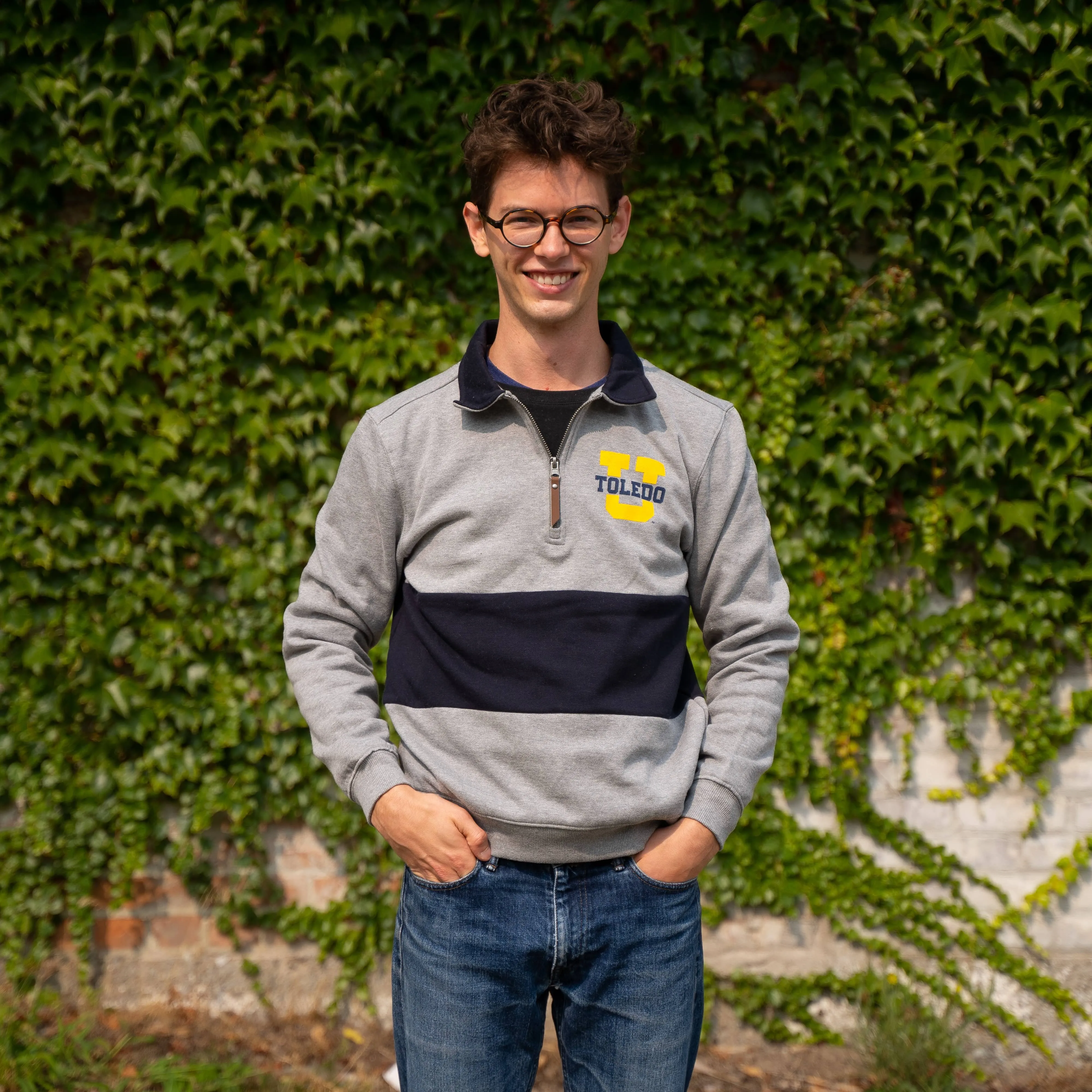 Toledo Rockets Color Block Quarter Zip (Discontinued)